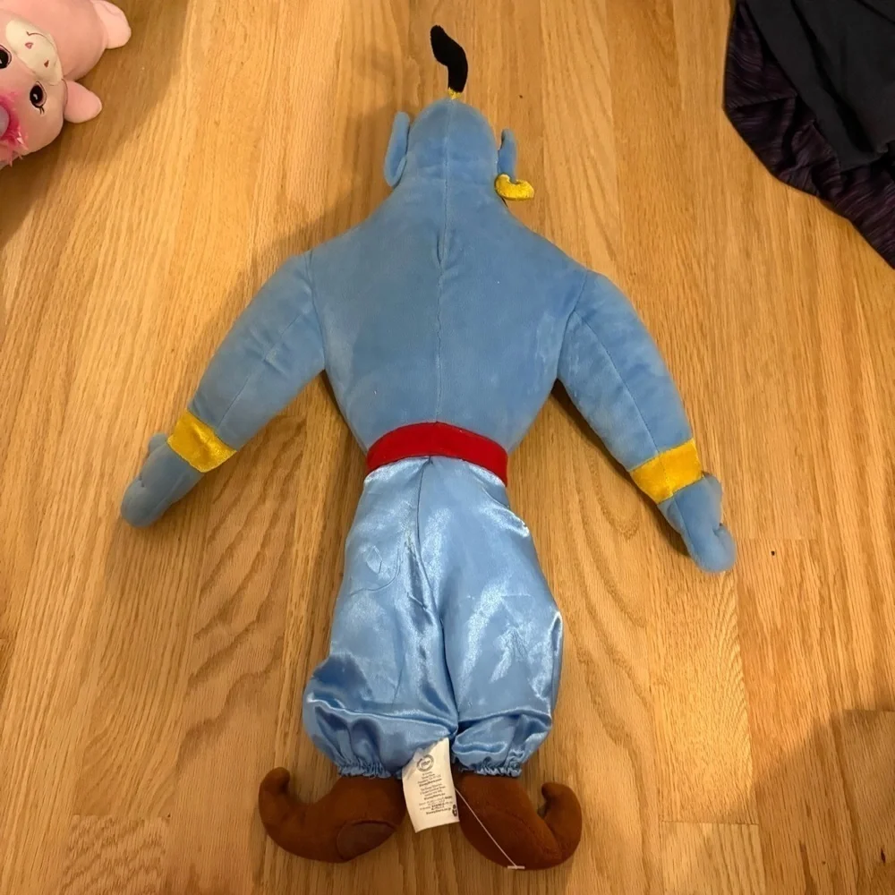 Disney Authentic Aladdin The Genie Embroidered Plush Toy Doll Large 21”